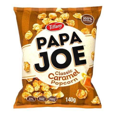 Tiffany Papa Joe Classic Caramel Popcorn, 140g