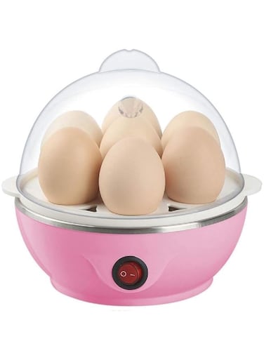 7 Egg Cooker,Egg Boiler Egg poachar Electric,Egg Steamer,Egg Boiler Electric Automatic Off Off for Steaming,Cooking,Boiling and Fring homr Machine Egg Boiler with Egg Tray Egg Boiler 7 Eggs
