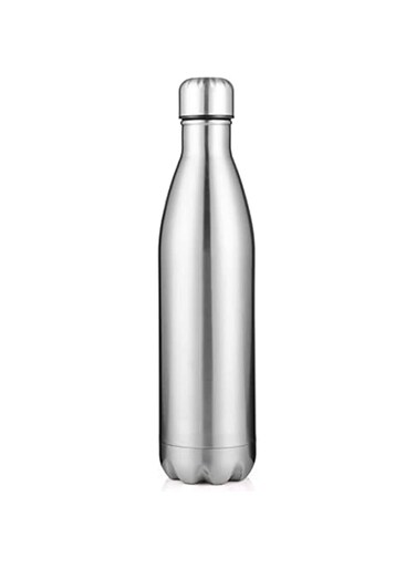 COOLBABY 25oz/750ML Stainless Steel Water Bottle Double Walled Sports Vacuum Insulated Cola Shape Travel Thermal Flask BPA Free