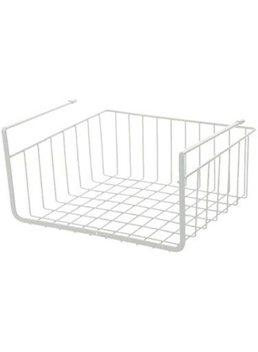 Dubai Gallery Under Shelf Hanging Basket White 14.00 X 7.00Centimeter AMZ-N34081712A