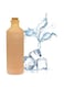 Pottery Ceramics Clay Water Bottle with Lid, 560ML, Healthy Clay Glazed Inside, for Home, Office, Sports, Travel, Handmade Bottle (White) (Beige)