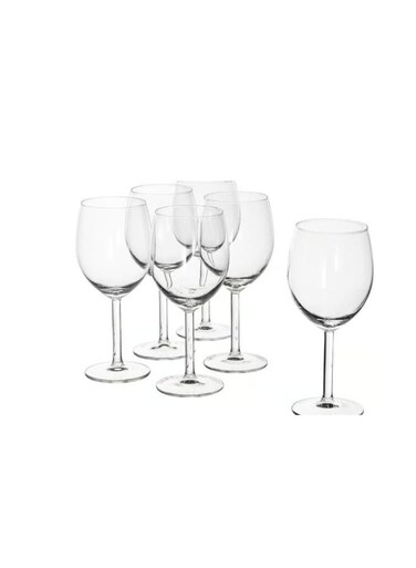(IKEA) SVALKA Juice glass, clear glass, 30 cl