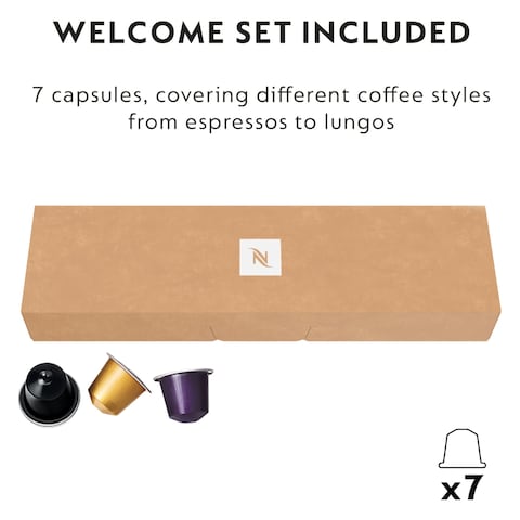 Nespresso&nbsp;Inissia coffee machine by&nbsp;Nespresso, Black - UAE Version