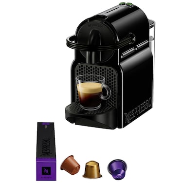 Nespresso&nbsp;Inissia coffee machine by&nbsp;Nespresso, Black - UAE Version