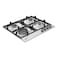 Beko 60cm Builtin Gas Hob, Full Safety,4 High Efficiency Gas Burner,Cast Iron Pan Support,Integrated Ignition, Front-left Zone(5 Kw),HIAW64225SXL(Inox)