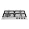 Beko 60cm Builtin Gas Hob, Full Safety,4 High Efficiency Gas Burner,Cast Iron Pan Support,Integrated Ignition, Front-left Zone(5 Kw),HIAW64225SXL(Inox)