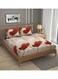 Premium Queen Size Flat Bedsheet with 2 Matching Pillowcases &acirc;&euro;&ldquo; Luxury Modern Design &acirc;&euro;&ldquo; Oversized Comfort (260x240 cm) Soft, Breathable Microfiber Bedding Set for All Seasons