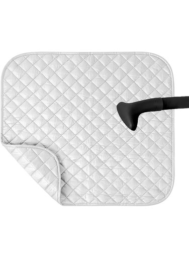 MORJCG Ironing Mat，Iron Mat，Travel Iron Mat，Ironing Pad，Ironing Mats Table Top，Portable Ironing Board，Thicken Tabletop Ironing Mat Sewing，Folding Ironing Mat Steam Pressing，Heat Reflective，60*55cm