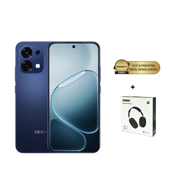 Oppo A6 Pro AI Phone 5G, Dual SIM, 8GB RAM, 256GB, Stellar Blue - Middle East Version (With Headphone)