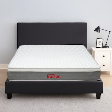 Kurlon Spring Rest Pocket Premium Mattress Pocket Spring Mattress Medium Firm Support HR Foam, Natural Latex, Memory Foam Single Size Mattress 200Lx90Wx25H Cms 10 Yrs Warranty