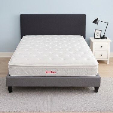 Kurlon Spring Rest Pocket Premium Mattress Pocket Spring Mattress Medium Firm Support HR Foam, Natural Latex, Memory Foam Twin Size Mattress 200Lx120Wx25H Cms 10 Yrs Warranty