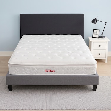Kurlon Spring Rest Pocket Premium Mattress Pocket Spring Mattress Medium Firm Support HR Foam, Natural Latex, Memory Foam King SizeMattress 200Lx180Wx25H Cms 10 Yrs Warranty