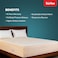 Kurl-On OrthoMagic Elite Mattress Orthopedic Hybrid Mattress withNatural Latex, Rubberized Coir and HR Foam Layers Double Size Mattress   200Lx120Wx20H Cms   10 Years Warranty