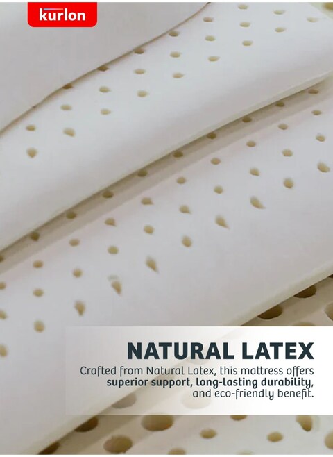 Kurl-On OrthoMagic Elite Mattress Orthopedic Hybrid Mattress withNatural Latex, Rubberized Coir and HR Foam Layers Queen Size Mattress   200Lx160Wx20H Cms   10 Years Warranty