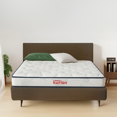 Kurlon DuoRest Premium Mattress   Dual Comfort   Medium Firm  Support   Dual Reversible Mattress   High Resilience (HR) Foam   Bonded Foam   King Size Mattress  200L X 180W X 20H Cms  10 Yrs Warranty