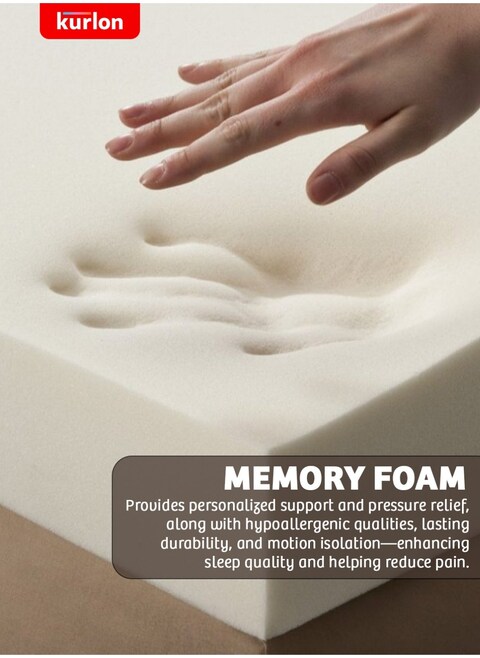 Kurlon Mermaid Mattress   High Resilience (HR) Foam  Rebonded Foam  Medium Firm Support   King Size Mattress  200L X 180W X 25H Cms  10 Yrs Warranty