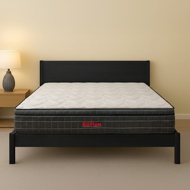Kurlon Mermaid Mattress High Resilience (HR) Foam Rebonded Foam Medium Firm Support King Size Mattress 200L X 180W X 25H Cms 10 Yrs Warranty