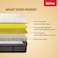 Kurlon Mermaid Mattress High Resilience (HR) Foam Rebonded Foam Medium Firm Support King Size Mattress 200L X 200W X 25H Cms 10 Yrs Warranty