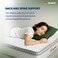 Sleepwell Ortho Pro Profiled Foam, Impressions Memory Foam Mattress With Airvent Cool Gel Technology, Queen Bed Size (200L x 160W x 25H cm)
