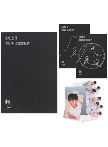 3rd Album - LOVE YOURSELF 轉 TEAR [ U ver. ] CD + Photobook + Mini Book + Photocard + Standing Photo + 1 Hand Mirror + 5 Extra Photos