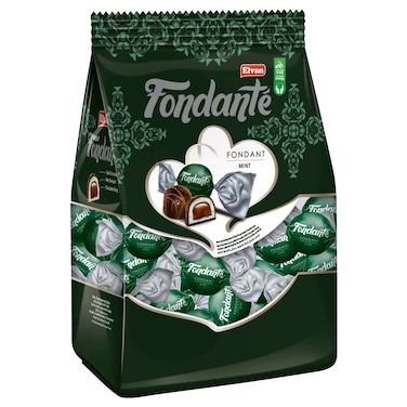 Elvan Fondante Mint Dark Chocolate Covered Milk Chocolate, 400g