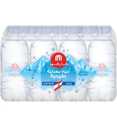 Carrefour Natural Mineral Water 330ml Pack of 12