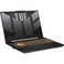 Asus TUF Gaming F15 Laptop 90NR0GW1-M00470, Intel Core i5-12500H, 16GB RAM, 512GB SSD, 4GB NVIDIA GeForce RTX 3050, 15.6" FHD, WIN11 Home, Mecha Gray, Backlit EN KB- International Version (Upgraded)
