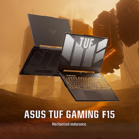 Asus TUF F15 FX507VI-LP073W Gaming Laptop, Intel Core i7-13620H, 32GB RAM, 1TB SSD, 8GB NVIDIA GeForce RTX 4070, 15.6-inch FHD, Windows 11 Home, Jaeger Gray, EN KB- International Version (Upgraded)
