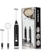 Electric Milk Frother And Whisk Set Multicolour
