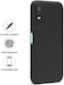 Muzz Silicone Series for Vivo Y21 2021 Back Cover   Shockproof   Matte Finish Smooth Touch and Anti-Fingerprints for Vivo Y21 2021 (Black)