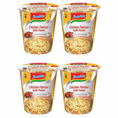 Indomie Instant Cup Noodles Chicken Flavour 60g Pack of 4