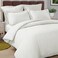 INFINI HOMES Soft 100% Microfiber White Duvet Cover Set with 2 Pillow Case for Home &amp; Luxury Hotel (220 X 240, 3 Pcs Set)