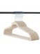 Slim Velvet Non-Slip Suit Hangers, Beige &acirc;&euro;&ldquo; 7-Pack, Space-Saving Closet Hangers for Suits, Jackets, Shirts &amp; Dresses