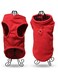 Dog Fleece Vest Sweater Winter Jacket for Small and Medium Dogs with D-Ring Leash Cold Weather Coat Hoodie for XS S M Dogs Boy or Girls (RED, S)