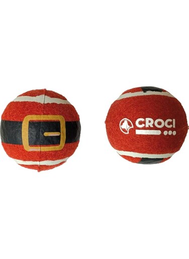 BOBBY CHRISTMAS TENNIS BALL SANTA BELT, 2pcs