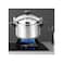 11L Aluminum Pressure Cooker with Secure Locking Lid, Heat Resistant Handles for Fast Cooking