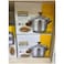 11L Aluminum Pressure Cooker with Secure Locking Lid, Heat Resistant Handles for Fast Cooking