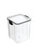 Airtight Food Storage Containers Set Dry Food Plastic Canisters Storage Organization for Kitchen and Pantry BPA Free Kitchen Canisters for Cereal Rice Plastic Grain Containers Storage Box 950ML