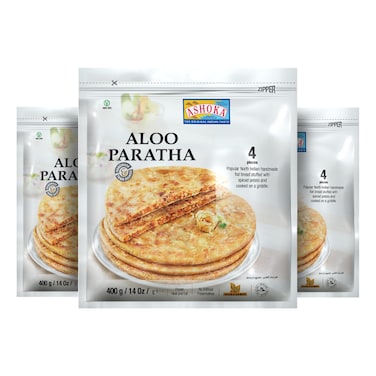 Ashoka Aloo Paratha, 400g Pack of 3