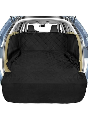 Benting Dog Friendly SUV Cargo Liner, Waterproof Pet Cover Dog Seat Cushion SUV Sedan Van with Bumper Fender Protector, Non-Slip, Large Universal, Black