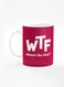 Designer Printed Coffee Mug with Heavy Duty Handle 11oz Ceramic Personalised Gift Mugs Cup [Microwave Safe &amp; Dishwasher Proof] - Where's the food?