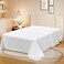 Zen 100% Pure Egyptian Cotton Flat Sheet - Single GCC 170x250cm, 800 Thread Count, White