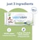 WaterWipes Sensitive+ Baby &amp; Toddler Wipes, 3-In-1 Cleans, Cares, Protects, 99.9% Water, Textured Clean, Unscented, 240 Count