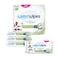 WaterWipes Sensitive+ Baby &amp; Toddler Wipes, 3-In-1 Cleans, Cares, Protects, 99.9% Water, Textured Clean, Unscented, 240 Count