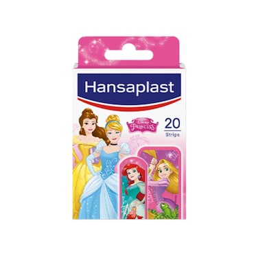 Hansaplast Disney Princess Wound Plasters, Kids, Water-resistant, 20 Strips
