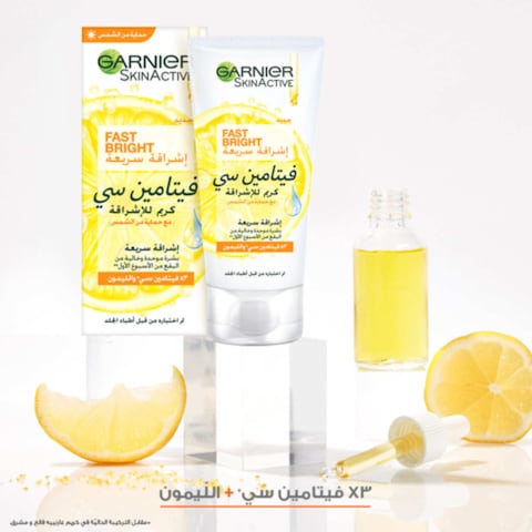 Garnier SkinActive Fast Bright Day Cream with 3x Vitamin C and Lemon 50ml