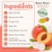Mogu Mogu Peach Flavored Drink with Nata de Coco, 320ml