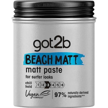 Schwarzkopf Got2b Beach Matt Paste Silver 100ml