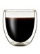 Resistant Double Layers Tea Cup Transparent 8.2x5.5x8.8cm