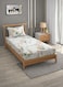 Premium Single Size Fitted Bedsheet with 1 Pillowcase &acirc;&euro;&ldquo; Modern Design &amp; Pattern &acirc;&euro;&ldquo; Deep Pocket (90x200+25 cm) Soft, Breathable Microfiber Bedding for Kids &amp; Guest Rooms